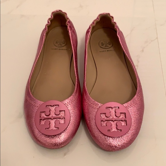 Tory Burch Shoes - Tory Burch bougainvillea pink flats Tory Burch Shoes - Tory Burch bougainvillea pink flats